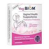 VagiBiom Probioitc Suppository Convenient Travel Pack with 2 Suppositories: Microbiome Flora Balance. Odor Control Regimen; Balance and Nourishes Healthy Flora