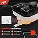 A-Premium Engine Coolant Overflow Recovery Reservoir Tank [with Cap & Hose] Compatible with Dodge Durango 2016-2021 3.6L & Jeep WK2 Series Grand Cherokee 2016-2021 3.0L 3.6L