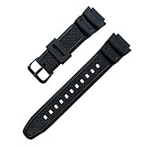 Huhudde Replacement Silicone Watch Strap Stainless Steel Buckle Sport Breathable Wristband for...