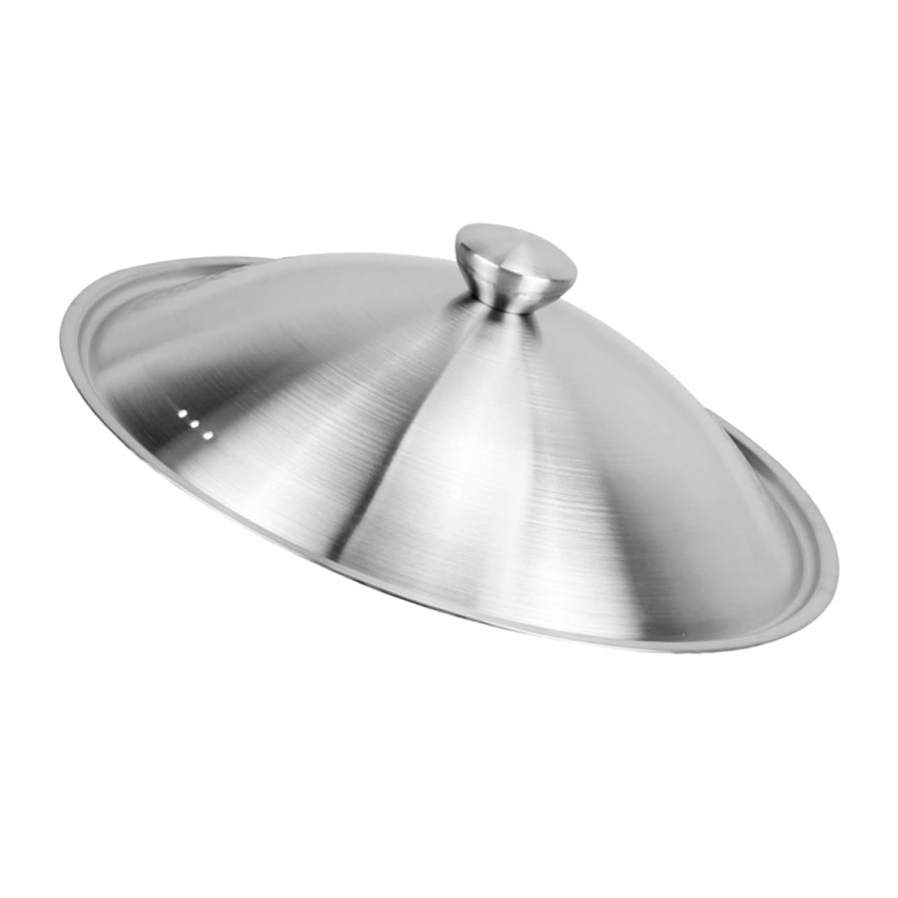 Coperchio per Pentole in Acciaio Inox Argentato, 1 Pezzo