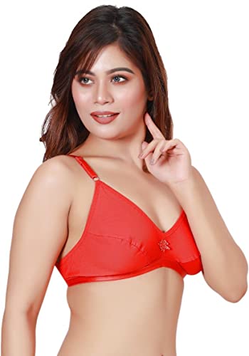 Image of SFC Fashions Womenss Cotton Blend T-Shirt Non Padded Underwire Bra