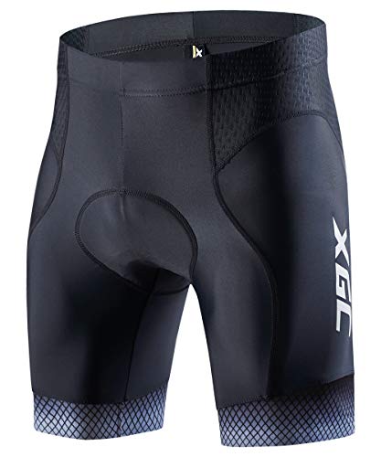 Image of XGC Men's Cycling Shorts /Bike Shorts and Cycling Underwear with High-Density and High-Elasticity 4D Sponge Padded