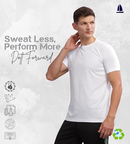 Image of Men's Regular Fit Quick-Dry Active T-Shirt for Gym & Sports - Stylish, Comfortable, and Perfect for Workouts & Everyday Wear