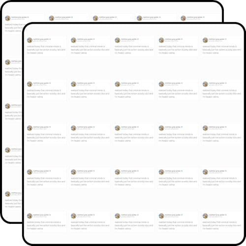 Matthew Gray Gubler Tweet Quote Criminal Minds Fan Gift 50 Pack 1 Inch Vinyl Stickers Waterproof for...