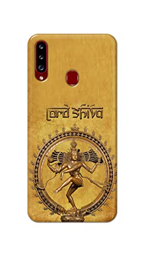 Image of PRINTFIDAA Lord Shiva As Nataraj Printed Designer Hard Case for Samsung Galaxy A20s, SM-A207F / DS, SM-A207M / DS, SM-A2070 Back Cover -(e) RPM1004