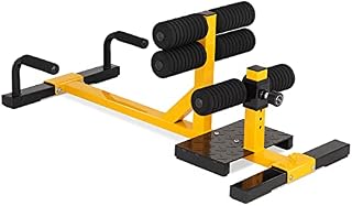 GYMAX 3-in-1 Sissy Squat Machine, Multi-Function Padded Push Up Deep Leg Bench with Adjustable Height, Home Gym Work Out Leg Fitness Equipment