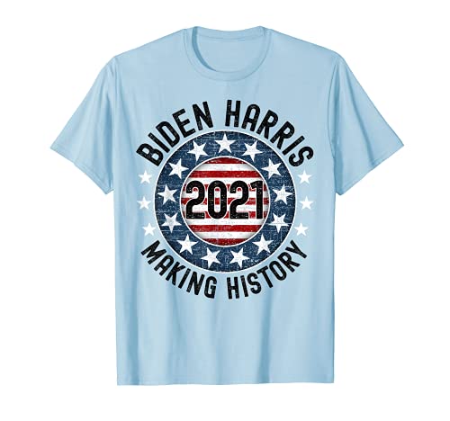 Inauguration de Biden Harris 2021 Making History Retro Vintage T-Shirt