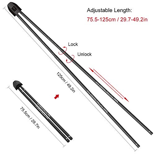 Moniclern Golf Putting Training Aid Golf Putter Trainer anexado à maioria do Putter Shaft