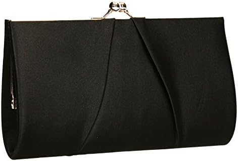 SwankySwans Katy Satin Frame Click Womens Party Prom Wedding Ladies Clutch Bag