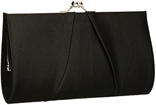 SwankySwans Katy Satin Frame Click Womens Party Prom Wedding Ladies Clutch Bag