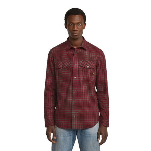 Chemise marine slim G-Star hommes anti-plis confort absolu