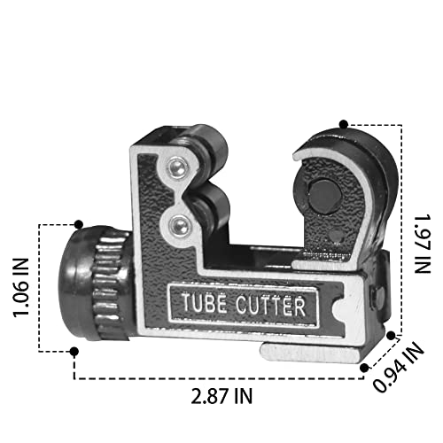 Mini Copper Pipe Tubing Cutter, Mini Pipe Cutter, Mini Tube Cutter For Copper Brass Aluminum, Thin Stainless Steel For 1/8 To 1 1/8 (3-28Mm) Od Pipes) #TOP3