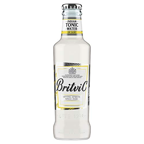 BritvicTonic Water Slimline Soft Drinks 200ml x 24