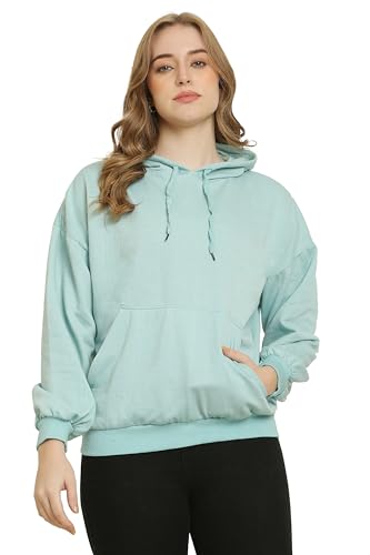 Image of CANIDAE Women's Sweatshirt & Hoodies, Fleece Material Full Sleeves, Women Winter Wear, Hooded Neck Regular Fit Long Sleeve Womens Sweatshirt || Small to 12XL || Plus Sizes ||