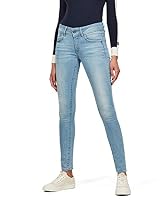 G-STAR – G-STAR Damen Lynn Mid Skinny Jeans Skinny, Blau (lt aged D06