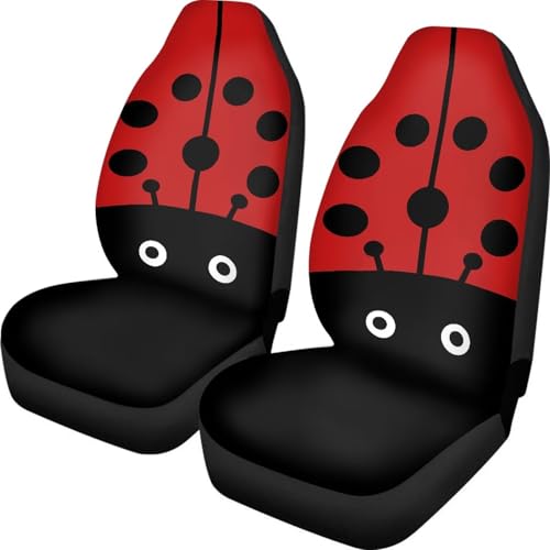 Housse de sieges auto coccinelle mignonne pour rafraîchir vos trajets quotidiens