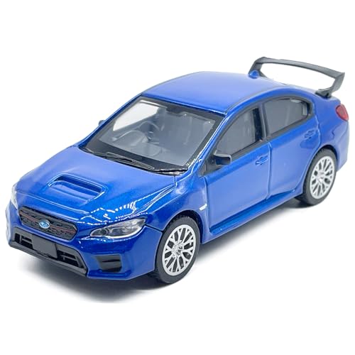 Modelo escala 1:43 2020 Impreza WRX STI azul miniatura 1