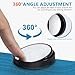 OBTANIM 4 Pack Blind Spot Car Mirror 2 Inch Angle Adjustable HD Glass Round Side Rear View Convex Accessories with Frame for Car SUV Trucks Motorcycles