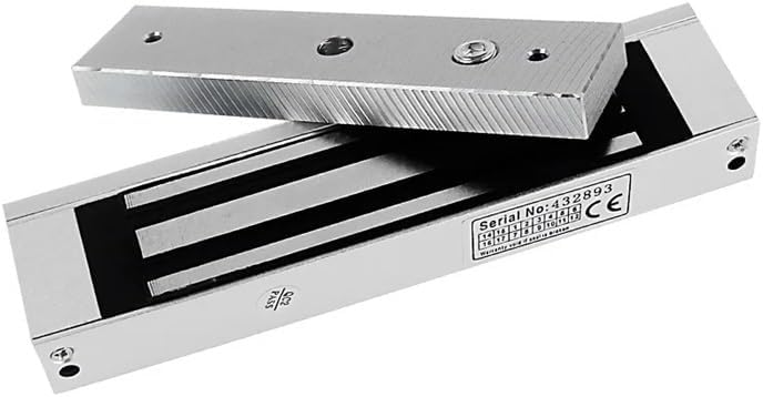 12V 24V 180KG シングルドア 磁気電磁ロック 370ポンド ドアアクセス制御システム用保持力