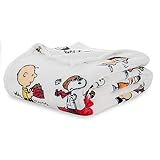 Berkshire Blanket VelvetLoft Cute Character Snoopy Plush Blanket, Peanuts Gang, Full/Queen 90 in x 90 in (Official Peanuts Product)
