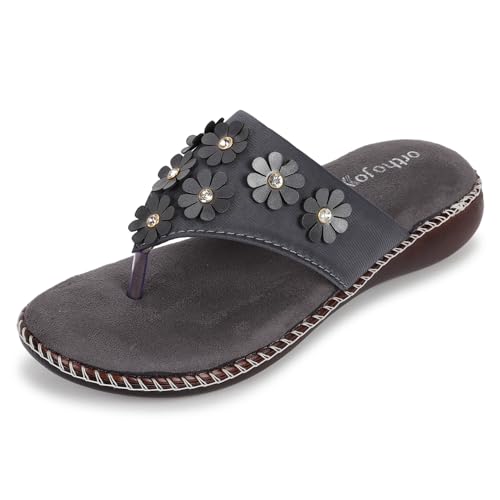 Image of ORTHO JOY doctor Fancy Footwear for women || Orthopedic Women's Fancy Slipper /Sandal For Women