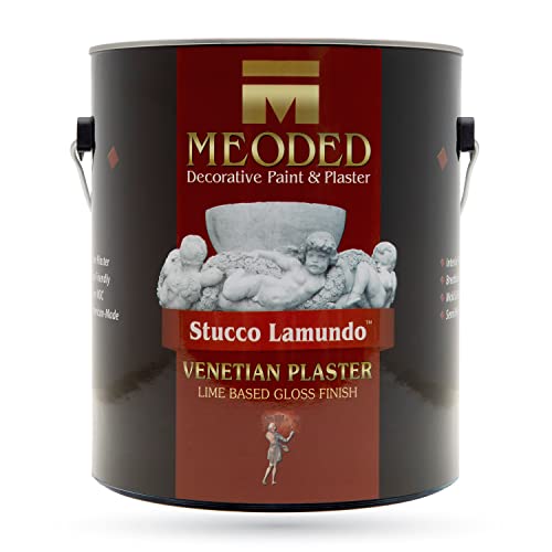 Meoded Paint & Plaster | Stucco Lamundo Venetian Plaster | Glossy Lime Based Plaster | Decorative Plaster For Interior Surfaces