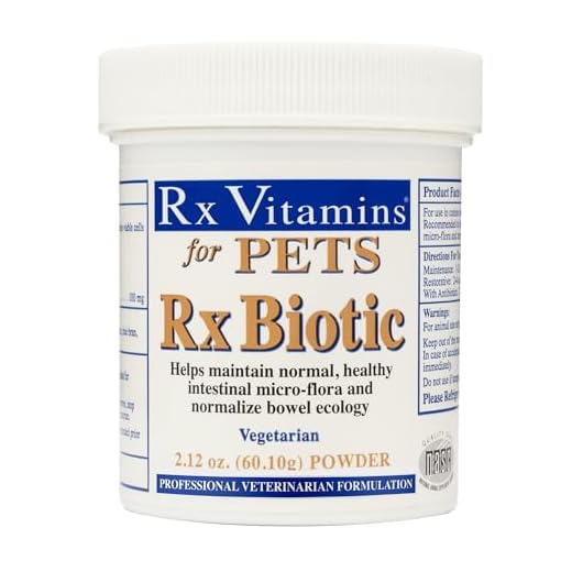 Rx Vitamins Rx Biotic Probiotics for Dogs & Cats - Digestive Supplement for Pets - 2.12 oz