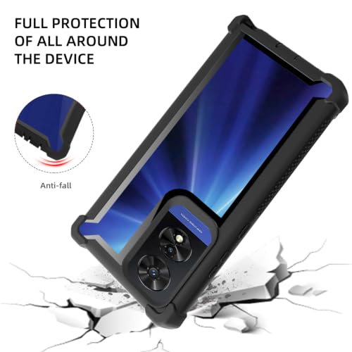 Coque TCL 505 noire rigide accessoire de protection double couche - 2
