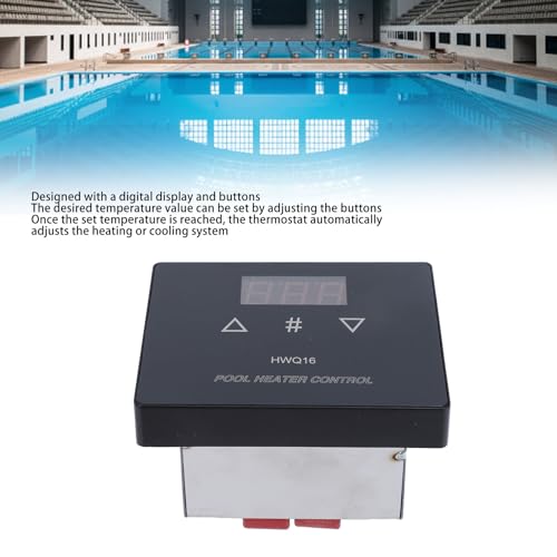 Miniatura 3 de Panel Termostato Eléctrico Pantalla Táctil Panel De Control Digital Del Calentador De Piscina Para Bañera De Spa 220v