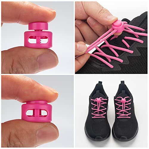 image for Coowayze Heavy Duty Cord Locks for Drawstrings Paracord, 30 PCS Plasti