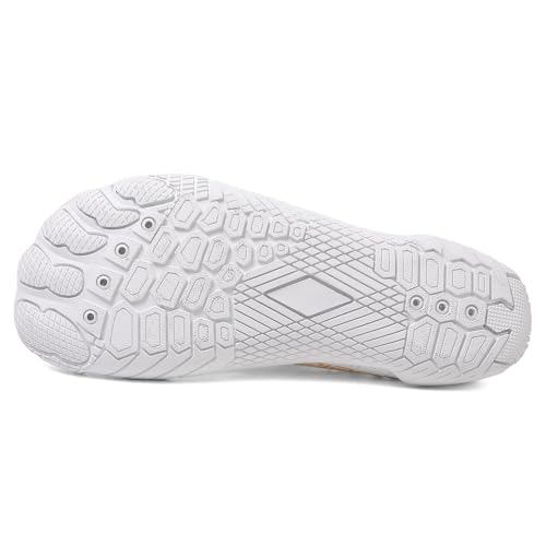 Water Shoes for Men and Women, Barefoot Aqua Socks, Wide Fit Beach Swimming Pool Shoes, Anti-Slip Outdoor Walking Hiking Kayaking Diving Surfing3