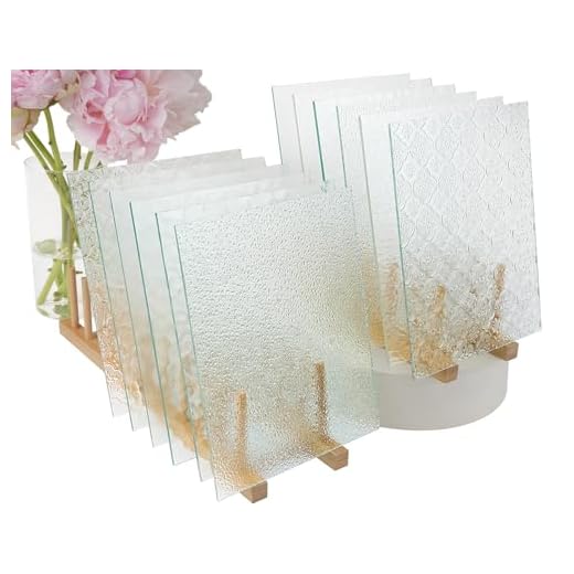 CHICSHIS Large Stained Glass Sheets Pack