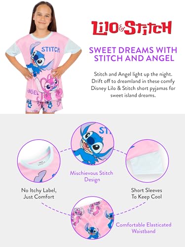 Disney Pajamas | Lilo And Stitch Pajamas For Girls | Girls Short Pajama Set4
