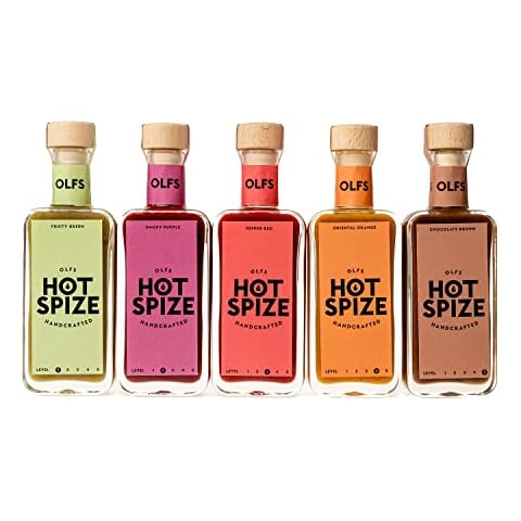 Olfs Hot Spize Chilisaucen-Komplettpaket, vegane und glutenfreie Chilisauce ohne Zusätze Cover