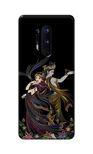 Image of Lord Radha and Krishna Hard Back Case Cover for OnePlus 8 Pro Back Cover -(J5) VNS2223