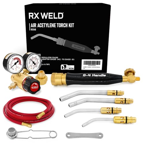 RX WELD Air Acetylene Torch Kit Fuel Gas kit Professional Series