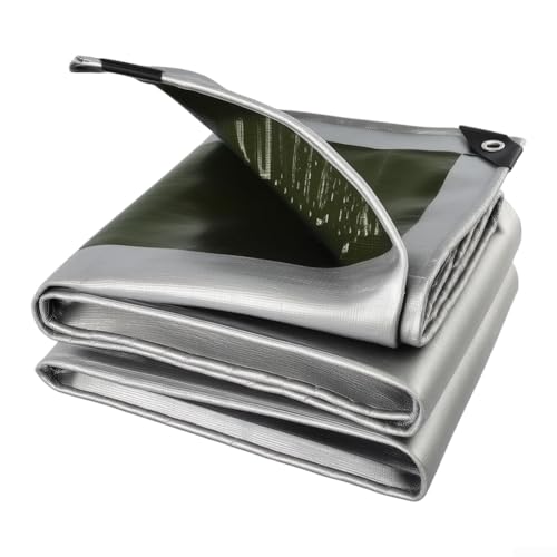 Bâche polyéthylène imperméable 5x4 avec œillets pour toit extérieur - 7