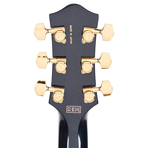 Gretsch G6228TG Players Edition Jet BT Bigsby Gold Hardware Midnight Sapphire – Guitare Électrique Personnalisée - Les Beatles, Paul McCartney, John Lennon, RIngo Starr, George Harrison Gretsch G6228TG Players Edition Jet BT Bigsby Gold Hardware Midnight Sapphire - Guitare Électrique Personnalisée – Image 8
