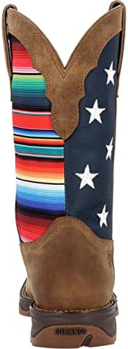 Durango Lady Rebel Women's Dusty Brown Serape Flag Western Boot Size 7.5(M) | Image 3