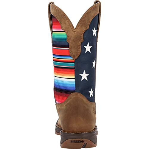 Durango Lady Rebel Women's Dusty Brown Serape Flag Western Boot4