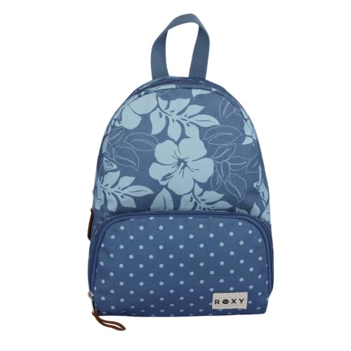 Image of Roxy Women's Always Core Backpack | Travel | Everyday Carry | Beach | Polyester | 8L Capacity - New Mo Dutch Blue