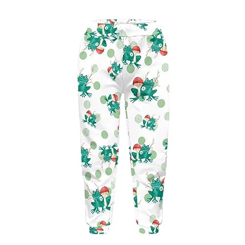 Hawapod Kids Sweatpants Elastic Waist Flap Kids Winter Pants Lightweight Casual Pants with Pockets for Kids2