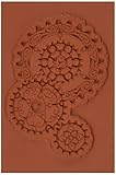 Deep Red Stamps Steampunk Gears Rubber Stamp
