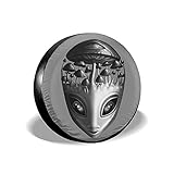 Taille de la housse de la roue de secours : Taille 14 pouces pour un diamètre de 60-69 cm. Taille 15 pouces pour un diamètre de 70-75 cm. Taille 16 pouces pour un diamètre de 76-79 cm. Taille 17 pouces pour un diamètre de 80-83 cm. Veuillez confirmer le diamètre des pneus avant d'acheter. Pour la méthode de calcul spécifique, vous pouvez vous référer à la description sur l'image du produit.