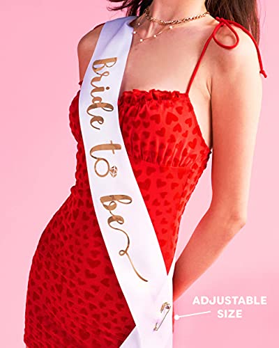 Xo, Fetti Bachelorette Party Decorations Sash - Bride To Be | Bridal Shower Decorations | Engagement Party Decoration | Sash For Bride - Bachelorette Favor #TOP5