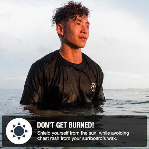 Ho Stevie! Men’s Rash Guard - Short Sleeve Loose Fitting Surf Swim Shirt - UV Protection UPF 50+3