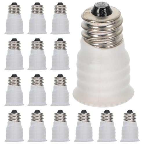 Gatuida 15 piezas Adaptador de Base para Bombillas de Unidades Convertidor de Portalámparas Compatible con Luces LED y Casquillos Estándar Instalación Segura y Práctica para Iluminación