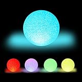 Iluminación agradable: bola led que cambia de color; lámpara de interior decorativa