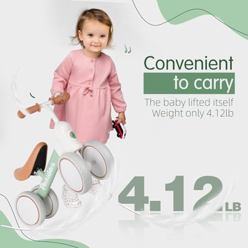 Perkidern 9841-GN Baby Balance Bike For 1-3 Year Old Boys Girls thumb #5