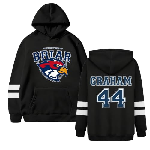 Image of Off in Campus Merch Sweatshirt Grahams 44 Logans 22 Tuckers 46 Di Laurentis 66 Briars University Merch Long Sleeve Hockey Hoodies for Fans Men/Women (01-2-Sky Blue, XXXL)